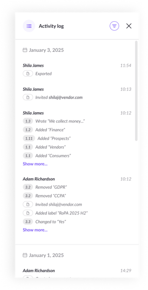 Marketing assets audit log2